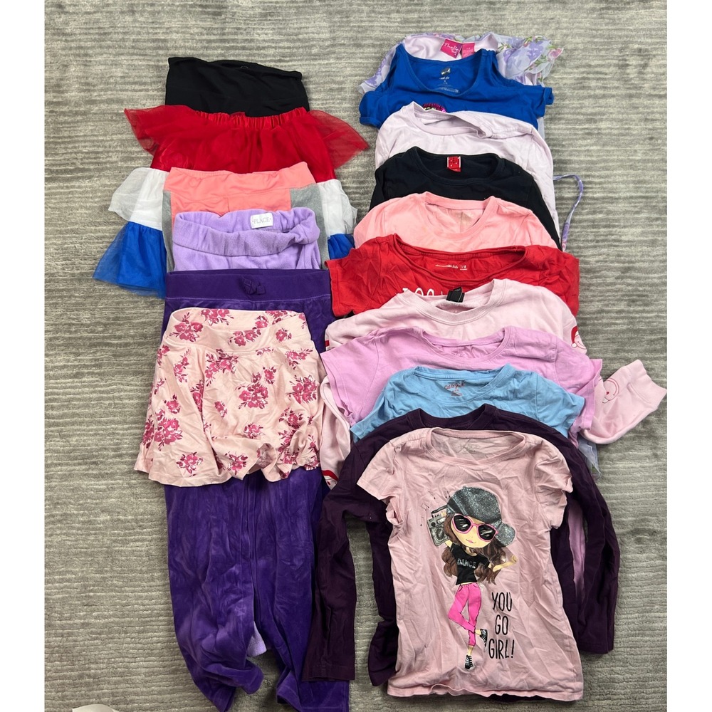 Lot of 16 Girls Size 7 Mixed Brand Clothing Thalia Sodi Abercrombie Cat & Jack